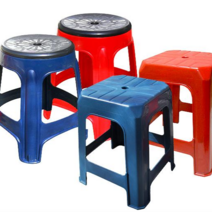 국산 플라스틱 의자, C.성우회전의자[블루]