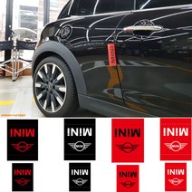 [ 도우팩토리 ] 미니쿠퍼 라벨 4가지 스타일 전차종 사용 가능, 블랙/레드 라벨, 1개