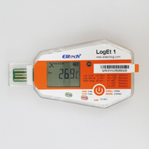 운송용 일회용 USB 온도 기록계 데이터로거 LOGET-1K