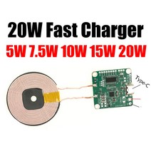 전기차완속충전기 급속 휴대용 전기트럭 Qi 무선 고속 12V 충전 송신기 모듈 및 5W 아이폰 20W