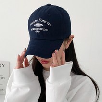 블루씨티 남녀공용 제이 레터링 자수 베이직 볼캡 모자