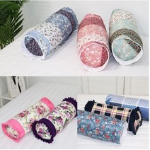 핸드메이드 원형경추베개 모음 KC인증 국내산베개솜 국내산, 로즈(바이올렛)