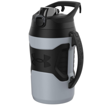 언더아머 텀블러 손잡이가 있는 물병 폼 절연 및 누출 방지 64oz 32oz 블랙 언더아머 UA 19리터 피트니스 및 스포츠 트레이닝 보냉 톤버킷 대용량 물컵 주전자 1364828, 12.그레이 커맨더 1.9L