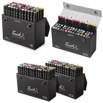 디자인 미술 드로잉 트윈 마카 펜 세트 48색/60색/120색, 상세페이지 참조2, 48색