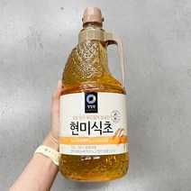 [청정원] 현미식초 1.8L x 2개, 단품, 단품