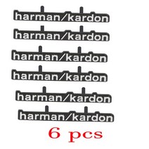 bmw 에어덕트 바디킷 그릴 m패키지 스포일러6PCS 자동차 오디오 Bmw X1 E84 X3 F25 X5 F15 F20 F30 F10 F11, 02 6PCS HARMAN B_03 For Bmw X3