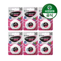 유한양행 [본사직영] 유한덴탈케어 울트라 치실 민트향 50mX6개, 1개