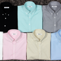 셔츠온리(ShirtsOnly) 면 100% 고급 옥스포드 셔츠.