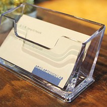 1단 스탠드 명함 카드 메모지 꽂이 홀더 곽 케이스