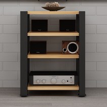 오디오 장식장 파워 앰프 캐비닛 랙 장비 비디오 TV 스피커 진열대 보관, J