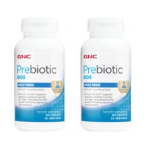 GNC 유산균 GOS Carbohydrate 탄수화물 식이섬유 갈락토올리고당 60정 2개
