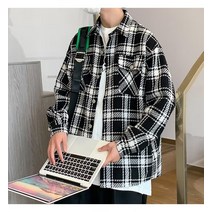 봄 점퍼 남매치 천조 체크 코트 남장 남저고리