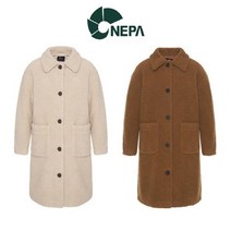 네파 춘추용/겨울용 여성 테디 롱기장 보아 자켓 - 7G80642