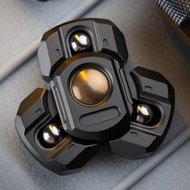 WANWU EDC 피젯 스피너 마칭 로봇 버튼 스틸 볼 핑거팁 자이로 감압 금속 장난감, Tri Zirconium