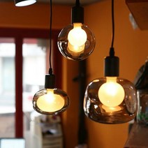 LED에디슨전구 인테리어전구 테이블스탠드 10종, LED버블램프 원형 G125 인테리어전구 에디