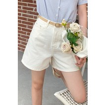 데님반바지 변발 미스트 크림 페이스 화이트 색 카키브라운 심플 소프트 와이드 루즈핏 슬림핏 4부 2267541295