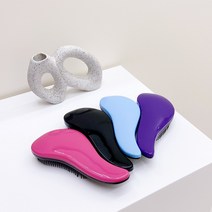 붙임머리 브러쉬 가발빗 두피 브러쉬 얼베인 스트레이트 매직 브러시, 대, 블랙