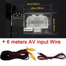 k5후방카메라 후방카메라배선 후방카메라렌즈 기아 K5 Optima JF Forte 2016 2017 2018 2019 2020 한국 차량 역방향 자동 주차 후면보기 자동차 무선, 03 8led Rear Camera