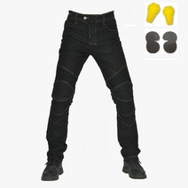 오토바이 방한용품 가을 겨울 봄 바이크 오토바이 바지 클래식 야외 승마 보호 기어와 방울, 04 good gear black
