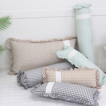 인견 시어서커 여름바디필로우 등쿠션 롱쿠션 대형쿠션(+솜), 민트