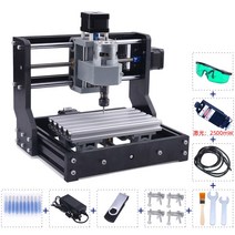 소형 미니 DIY CNC 3018 PRO 레이저 조각기 선반 목공예 각인기 마킹기 테이블 밀링 목공 가공 절단, 3018P 머신+2.5W 헤드