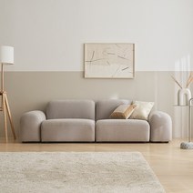(외부몰전용)한샘 모아 모듈형 패브릭소파 3인용(2종/택1), 오트밀(C)