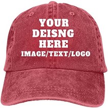 미국직송 전문가용 야구 모자 남자 된 텍스트 아빠 사용자 지정 선물 디자인 그림 팀 로고 추가, [07] 빨간색