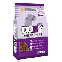 도비 퍼피 12개월이하 강아지용 사료 2.5kg, 1개