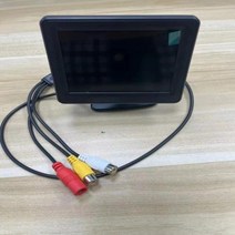 호환 디지털 컬러 TFT LCD 범용 차량 후진 주차 백업 후면보기 카메라 자동차 모니터 소형 디스플레이 35 인치, 없음, 2.색상35inches4LED