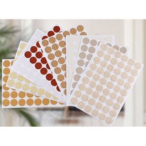 못자국 메꾸기 스티커 54개 세트 14종 가구 벽지 문 장판 벽 흠집 기스 부분 보수, 선택12