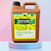 [농사마트] 대유 샤인브릭스 5L 샤인머스캣 전용 당도 단맛 증가 향상 비대 착색제 포도 식물영양제, 5000ml, 1개