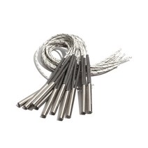 카트리지 히터 5PCS 10mm 50 ~ 316SUS 전기 난방 파이프 110V/220V/380V 관형 카트리지 히터 200W/210W/220, 02 220V_01 200W 10x50mm(DxL)