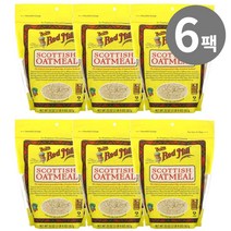 밥스레드밀 스코티쉬 오트밀 567g, 6개