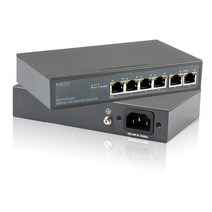[NEXT] 4포트 100메가 POE A768스위칭허브 + 2 RJ45 NEXT-POE306EF, 단품