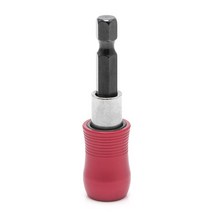 1 PC 60mm 1/4 인치 헥스 생식크 퀵 릴리스 드라이버 비트 홀더 확장자, 빨간색