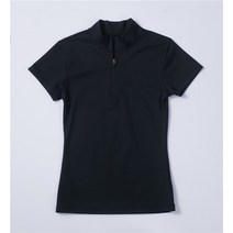 승마바지 승마복 조끼 승마 의류 티셔츠 여성 티 탑스 말 등 라이더 여름 반팔 장비 플러스 사이즈, 02 블랙 컬러_05 XXL