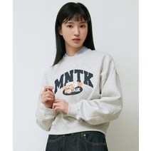 SPAO 우디 크롭 스웨트셔츠 기모 SPMWC4VG03