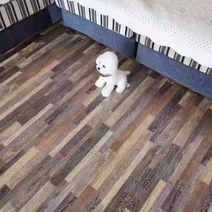 장판 두껍게 판에붙이는 PVC 내마모성 고무받침바닥 미끄럼방지 바닥매트 방수 가정용 상업용 사무용, T70-빈티지 나무무늬-두꺼운 3년