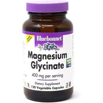 BLUE BONNET 블루보넷 마그네슘 글리시네이트 400mg 베지터블 캡슐 120개입 1개