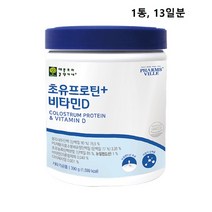 초유 프로틴 단백질 분말 식약청 해썹 인증 뉴질랜드 100% 저분자 가수분해 WPH 류신 필수아미노산 보충제 우유 포대 유청 식약처 igg 피쉬콜라겐 가루 식물성 대두 쉐이크 추천, 1통 13일분, 민쓰네가게 1통당 390g 정품