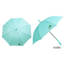 민트색 포켓몬 캐릭터 중학생 장우산 예쁜우산 장마철 초등고학년 장마 튼튼한 소나기 패션우산 간편사용