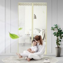 무재단 현관방충망 문 모기장 벨크로 자석 셀프 교체, 4.기린아이/01_90x210cm-124389