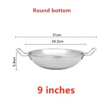 음식 워머 푸드 출장 뷔페 홈파티 케이터링야외 램프 고체 액체 레스토랑 식기 스테인레스 스틸 휴대용, 11 9 inches pan