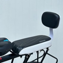 자전거 뒷자리 짐받이 보조의자 등받이안장 시트 블랙