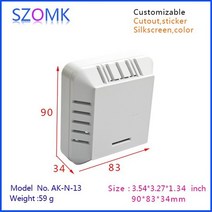 정션박스 분전함전자 습도 검지 박스 90x83x34mm 플라스틱 접속 상자 전기 abs 제어 인클로저 1 개, 한개옵션0