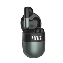 우스틴스 LED 디스플레이 블루투스 이어폰, 녹색