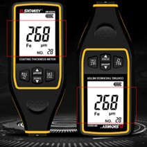 도막게이지 피막 도금 두께측정기 도장 자동차 도막 측정기 SW, 상세페이지 참조