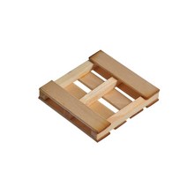나무 파레트 Mibidao 미니 나무 지게차 팔레트 TRX4 SCX10 D90 레이스 110 스케일 RC 자동차 액세서리, 한개옵션0