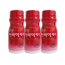 건강두배로 약국판매용 프리미엄 푸룬 아싸이베리 100ml 변신비결끝 푸룬과즙추출물 유기농 아사이주스함유, 3개