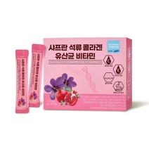 샤프란 석류 콜라겐 유산균 비타민 60g, 1개